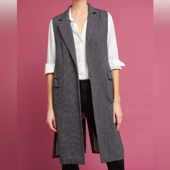 Anthropologie Walt Herringbone Vest. dRA. MP - Picture 2 of 9